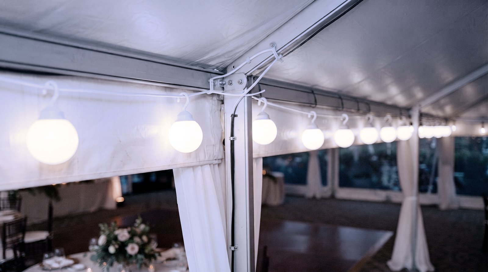 String lights at event